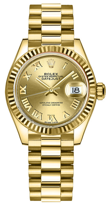 ROLEX Lady-Datejust 28 President Bracelet Women
S Watch 279178-0022 Image 1