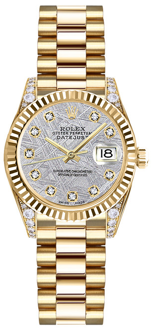 ROLEX Lady-Datejust 26 Solid 18K Gold Women
S Watch 179238 Image 1
