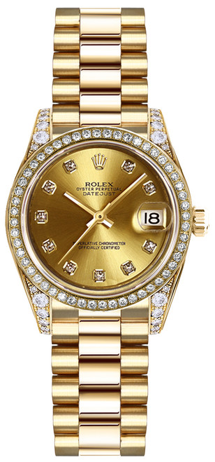 ROLEX Lady-Datejust 26 Solid Gold Women'S Watch 179158 Image 1