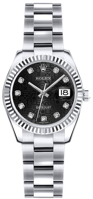 ROLEX Lady-Datejust 26 White Gold Watch 179179 Image 1