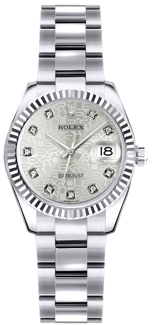 ROLEX Lady-Datejust 26 Oyster Bracelet Silver Jubilee Dial Watch 179179 Image 1 ROLEX Lady-Datejust 26 Oyster Bracelet Silver Jubilee Dial Watch 179179 Image 1
