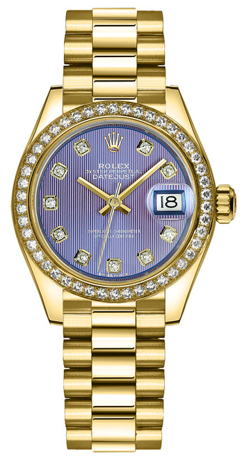 ROLEX Lady-Datejust 28 Diamond Bezel Watch 279138Rbr-0027 Image 1