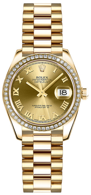 ROLEX Lady-Datejust 26 Solid 18K Gold Women
S Watch 179138 Image 1