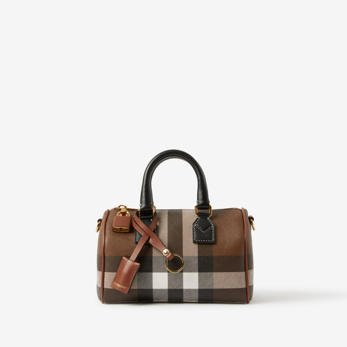 BURBERRY  Mini Check Bowling Bag