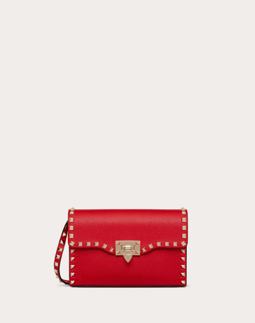 Locò Small appliqué leather shoulder bag in pink - Valentino Garavani |  Mytheresa
