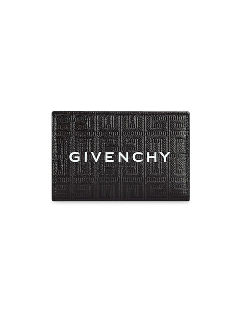 GIVENCHY G Cut Bifold Wallet In 4G Coated Canvas And Leather BLACK Image 1