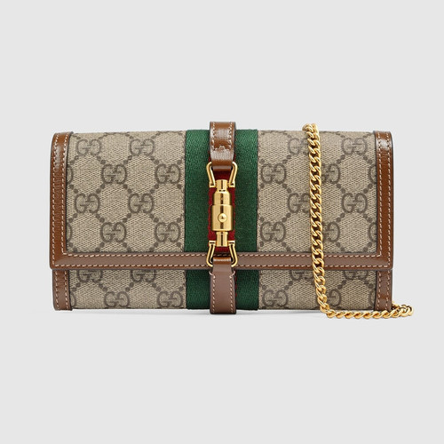 GUCCI Jackie 1961 wallet with chain