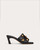 VALENTINO Roman Stud Slide Sandal In Quilted Nappa 65 Mm