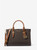 MICHAEL KORS Sally Medium 2-in-1 Logo and Faux Leather Satchel