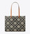 TORY BURCH T Monogram Contrast Embossed Tote