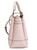 MICHAEL KOR Reed Large Leather Belted Satchel - Powder Blush