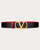 VALENTINO Vlogo Signature Reversible Belt In Shiny Calfskin. Height: 40mm (@Delhi Studio)