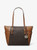 MICHAEL KORS  Charlotte Large Logo Top Zip Tote - Brown (Arriving In Delhi) MICHAEL KORS  Charlotte Large Logo Top Zip Tote - Brown (Arriving In Delhi)