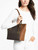 MICHAEL KORS  Charlotte Large Logo Top Zip Tote - Brown (Arriving In Delhi) MICHAEL KORS  Charlotte Large Logo Top Zip Tote - Brown (Arriving In Delhi)