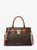 MICHAEL KORS Hamilton Medium Logo Satchel BROWN Image 1 MICHAEL KORS Hamilton Medium Logo Satchel BROWN Image 1