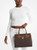 MICHAEL KORS Hamilton Medium Logo Satchel BROWN Image 3 MICHAEL KORS Hamilton Medium Logo Satchel BROWN Image 3