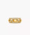 MICHAEL KORS 14K Gold-Plated Brass Pavé Astor Link Statement Cocktail Ring Mkj8408Cz710001 Image 1