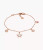 EMPORIO ARMANI Rose Gold-Tone Brass Station Bracelet Egs3107221 Image 1