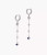 EMPORIO ARMANI Sterling Silver Drop Earrings Eg3602040 Image 1