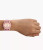 SKECHERS Ostrom Women'S 38Mm Quartz Analog Watch With Dual Tone Case And Silicone Strap, Blush, Rose Gold & Burgundy Sr6266 Image 2