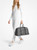 MICHAEL KORS Jet Set Travel Extra-Large Metallic Logo Jacquard Weekender Bag