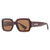 MOSCHINO Amber Square Ladies Sunglasses MOSCHINO Amber Square Ladies Sunglasses