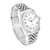 ROLEX Datejust White Dial Engine Turned Bezel Steel Mens Watch 16220 Image 3 ROLEX Datejust White Dial Engine Turned Bezel Steel Mens Watch 16220 Image 3