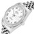 ROLEX Datejust White Dial Engine Turned Bezel Steel Mens Watch 16220 Image 5 ROLEX Datejust White Dial Engine Turned Bezel Steel Mens Watch 16220 Image 5