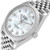 ROLEX Datejust 41 Steel White Gold Mother Of Pearl Diamond Mens Watch 126334 Image 6