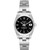 ROLEX Date Black Dial Smooth Bezel Steel Ladies Watch 79160 Image 1
