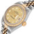 ROLEX Datejust Steel Yellow Gold Diamond Dial Ladies Watch 69173 Image 5
