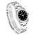 ROLEX Oyster Perpetual Midsize Black Dial Steel Ladies Watch 67480 Image 3