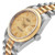 ROLEX President Midsize Tridor White Yellow Rose Gold Ladies Watch 68279 Image 5