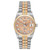 ROLEX President Midsize Tridor White Yellow Rose Gold Diamond Ladies Watch 68279 Image 2