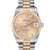 ROLEX President Tridor Midsize White Yellow Rose Gold Diamond Ladies Watch 68149 Image 1