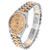 ROLEX President Tridor Midsize White Yellow Rose Gold Diamond Ladies Watch 68149 Image 4