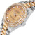 ROLEX President Tridor Midsize White Yellow Rose Gold Diamond Ladies Watch 68149 Image 5
