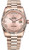 ROLEX Day-Date 36 Pink Roman Numeral Dial Gold Watch 118235 Image 1