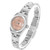 ROLEX Date 26 Salmon Dial Domed Bezel Steel Ladies Watch 79160 Image 4