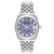 ROLEX Datejust Midsize 31 Steel White Gold Sodalite Stone Diamond Ladies Watch 68274 Image 2