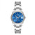 ROLEX Datejust Midsize 31 Steel White Gold Blue Flower Dial Watch 278274 Image 2