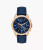 ARMANI EXCHANGE Chronograph Blue Leather Watch Ax1723 Image 1 ARMANI EXCHANGE Chronograph Blue Leather Watch Ax1723 Image 1