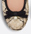 DIOR Ballet Ballerina Beige And Black Cannage Pattern Tweed