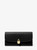MICHAEL KORS Hamilton Large Leather Continental Wallet BLACK Image 1 MICHAEL KORS Hamilton Large Leather Continental Wallet BLACK Image 1