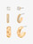 MICHAEL KORS 3-Piece Earrings Gift Set GOLD Image 1