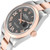 ROLEX Datejust 36 Steel Rose Gold Slate Diamond Dial Mens Watch 126201 Image 5