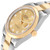 ROLEX Datejust Steel Yellow Gold Champagne Diamond Dial Watch 126203 Image 6