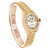 ROLEX President Datejust Yellow Gold Howlite Stone Dial Diamond Ladies Watch 69158 Image 3