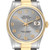 ROLEX Datejust Steel Yellow Gold Slate Dial Mens Watch 16203 Image 1