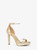 MICHAEL KORS Margot Metallic Platform Sandal PALE GOLD Image 1